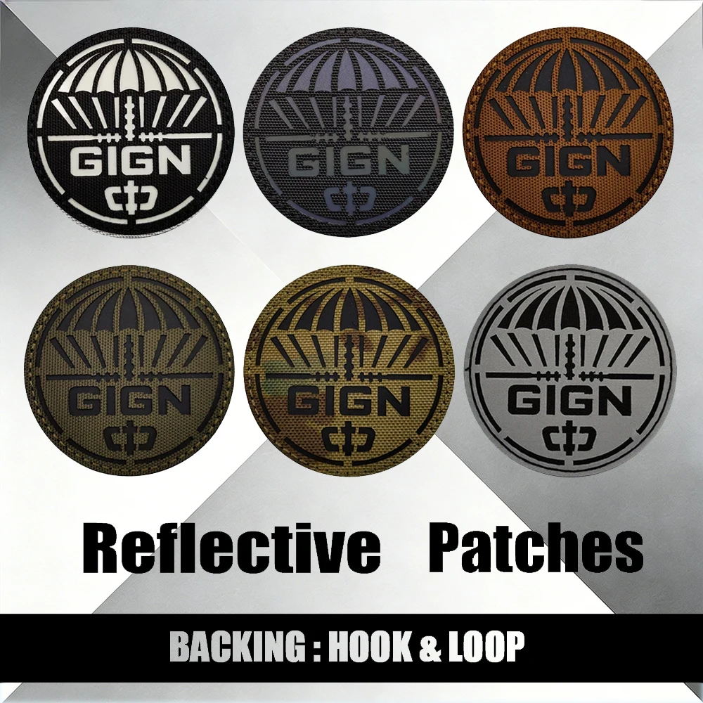 Sewing Jackets - Patches Táticos GIGN da França: Emblemas
