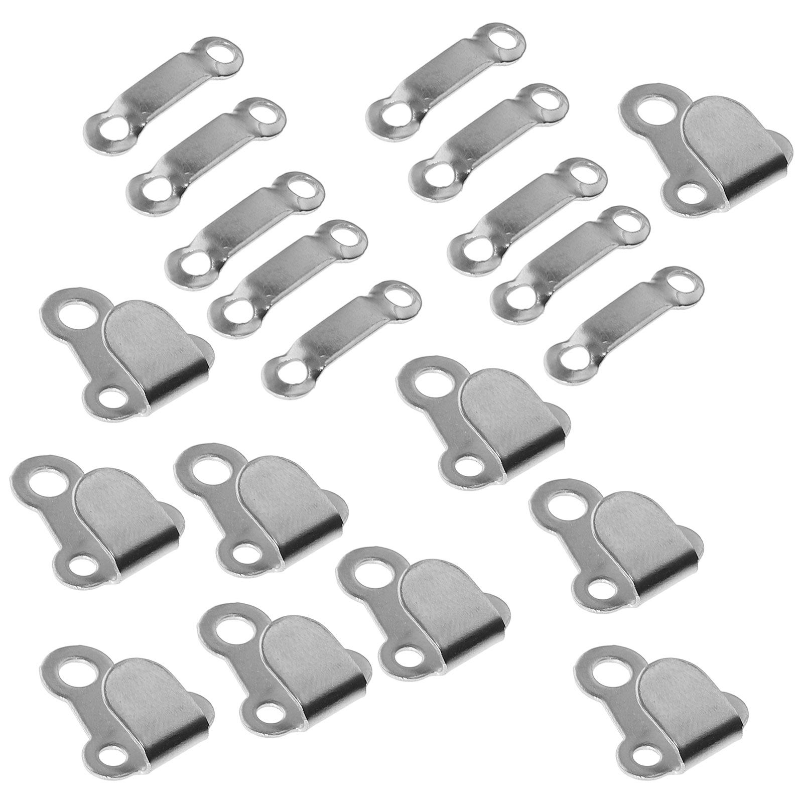 Hook Eye Fastener - 10 Conjuntos de Ganchos de Metal