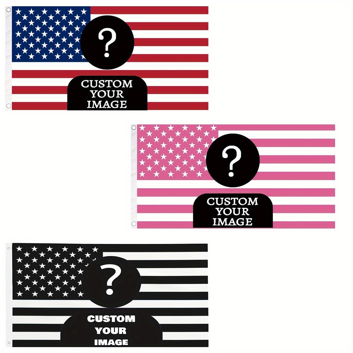 Sewing Custom - 1 peça bandeira americana clássica personalizada