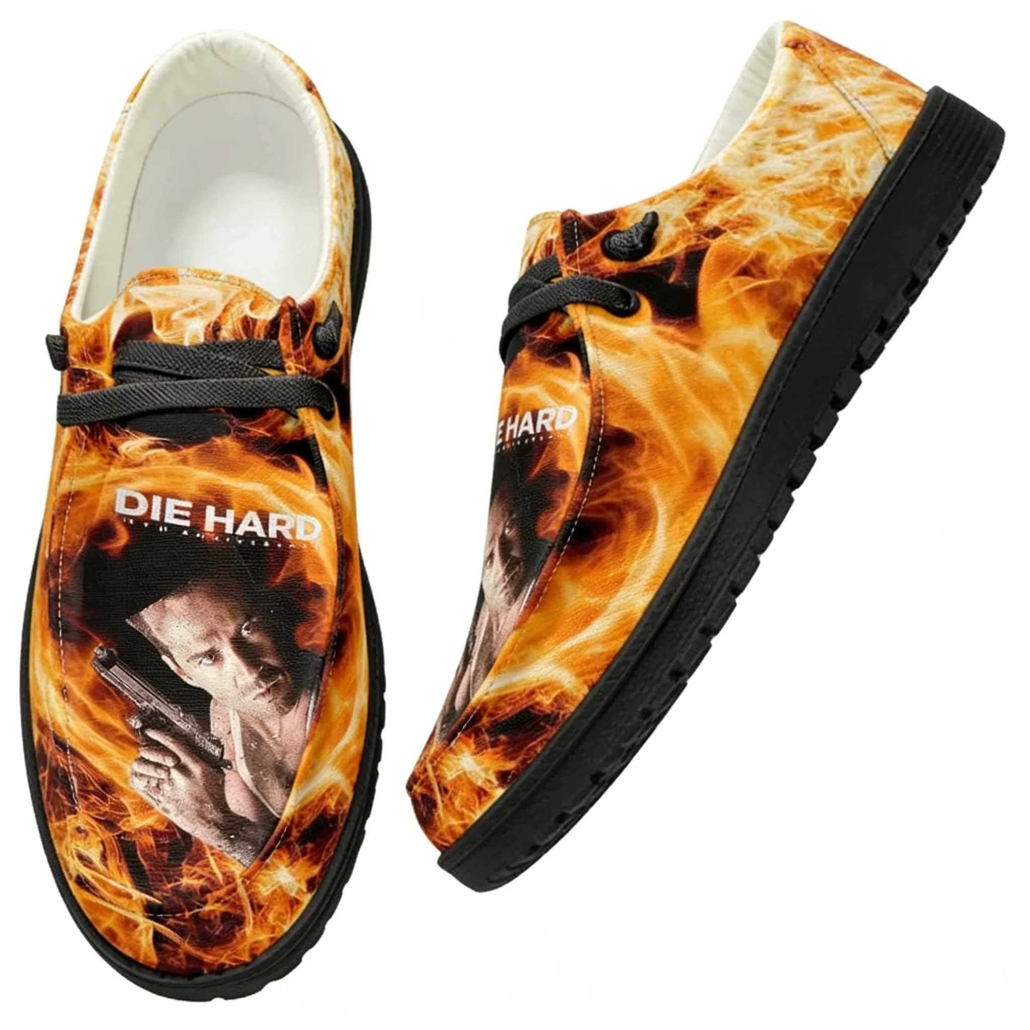 Sewing Custom - Sapatos casuais do filme Die Hard