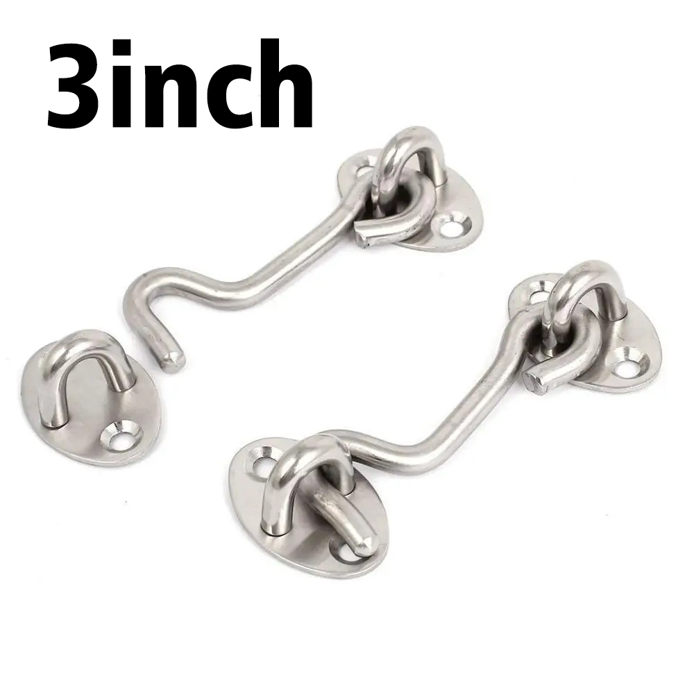 Hook Eye Fastener - 2 Peças Gancho de Janela Estilo