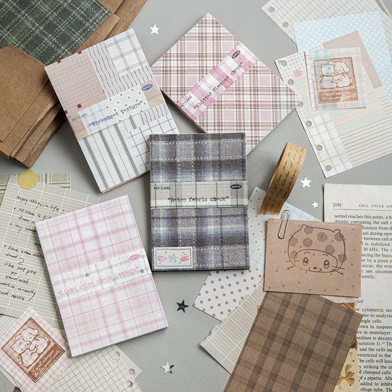 Pattern Tissue Paper - Kit de Papel Decorativo Vintage com