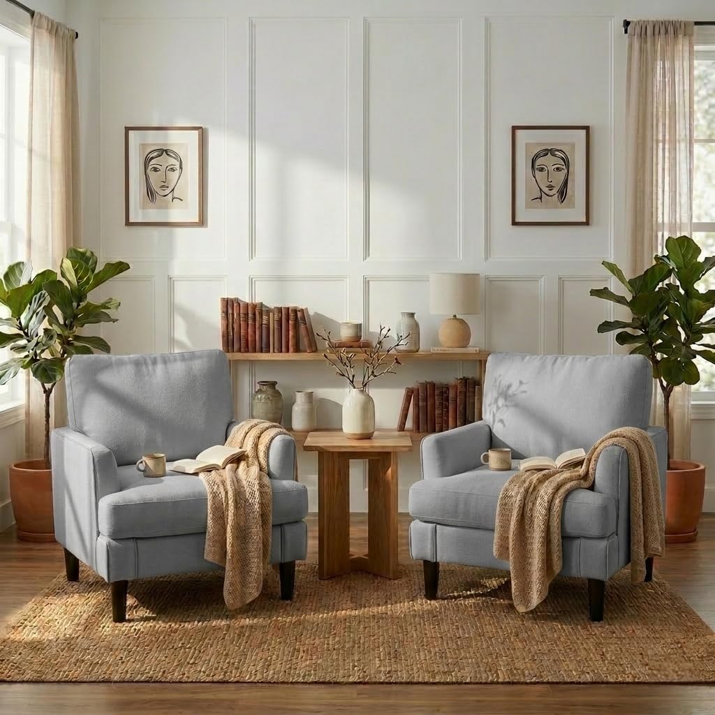 Century Textile & Sewing Supply - # Conjunto de Cadeiras Decorativas Estofadas