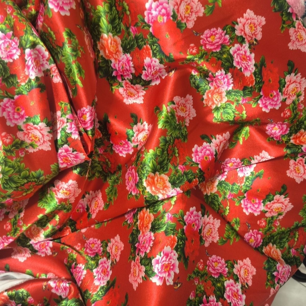 Sewing By - Tecido de cetim de acetato com
