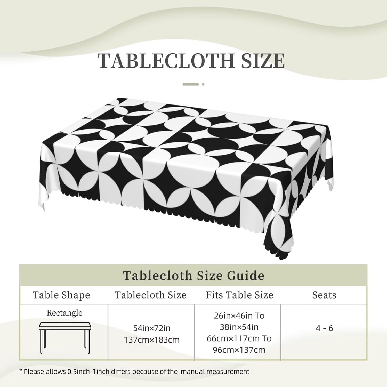 Toalha de Mesa Minimalista Mod - Century Textile & Sewing Supply avaliação e preço