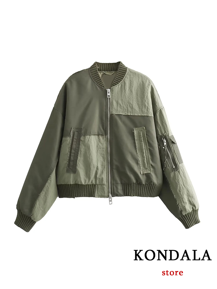   Streetwear armygreen bombard - Sewing Jackets avaliação e preço