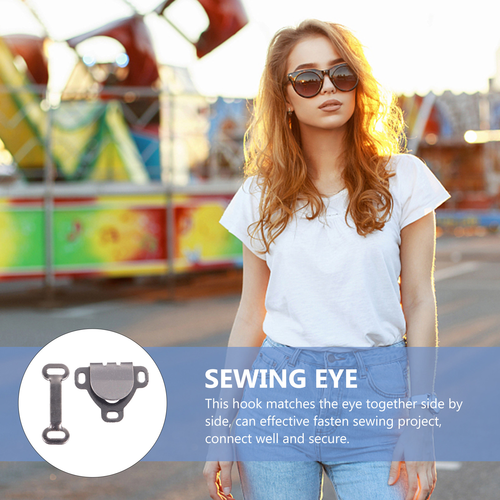 Conjunto de 150 Peças de Ganch - Hook Eye Fastener avaliação e preço