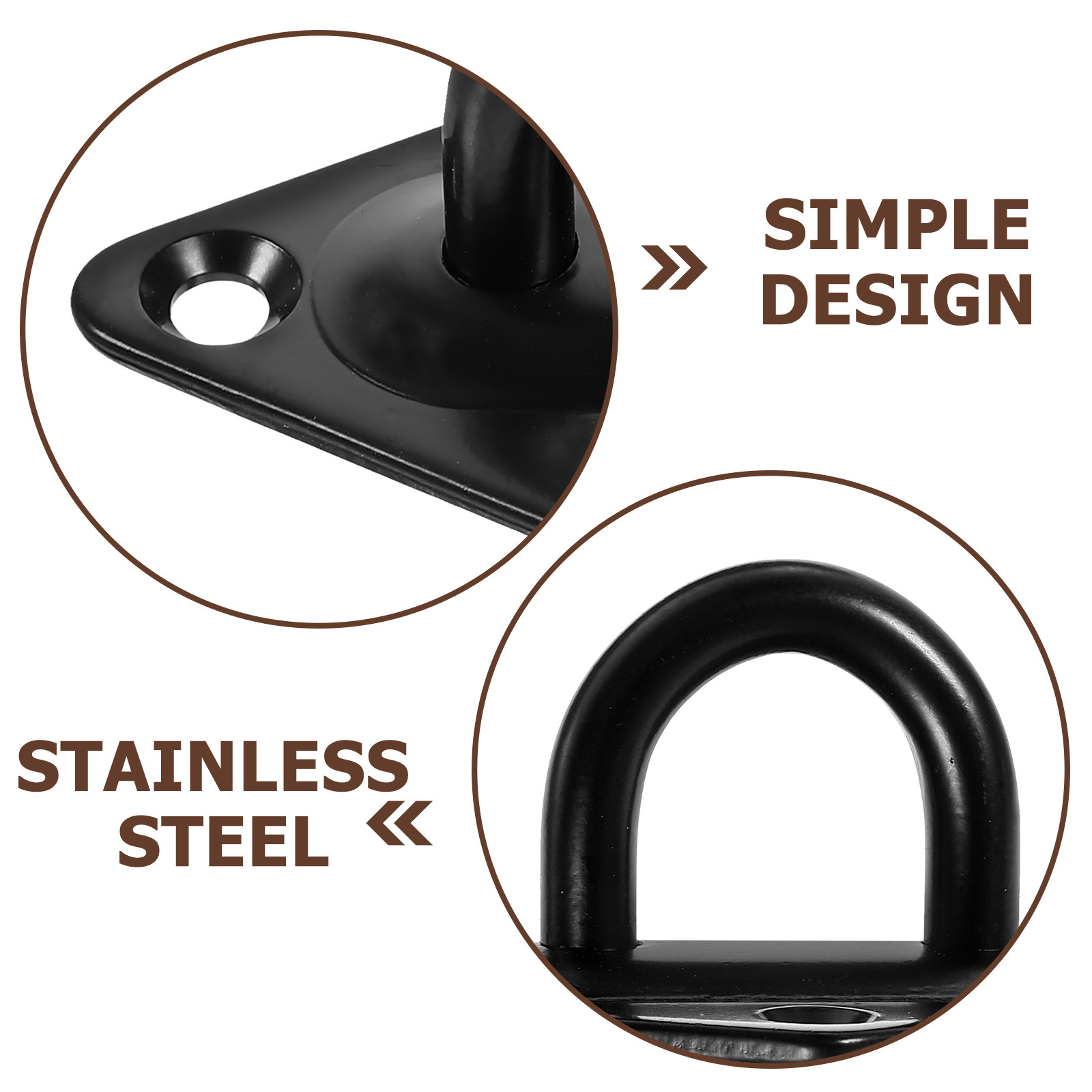 Placa de Fixação em Aço Inoxid - Hook Eye Fastener avaliação e preço