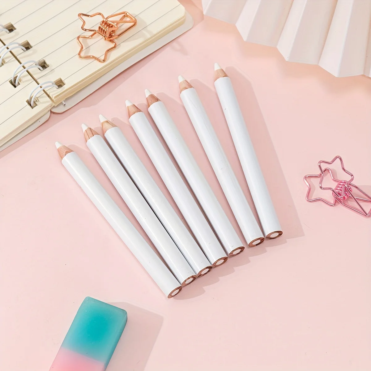 6 pçs branco alfaiate caneta m - Tailor Chalk Marker avaliação e preço