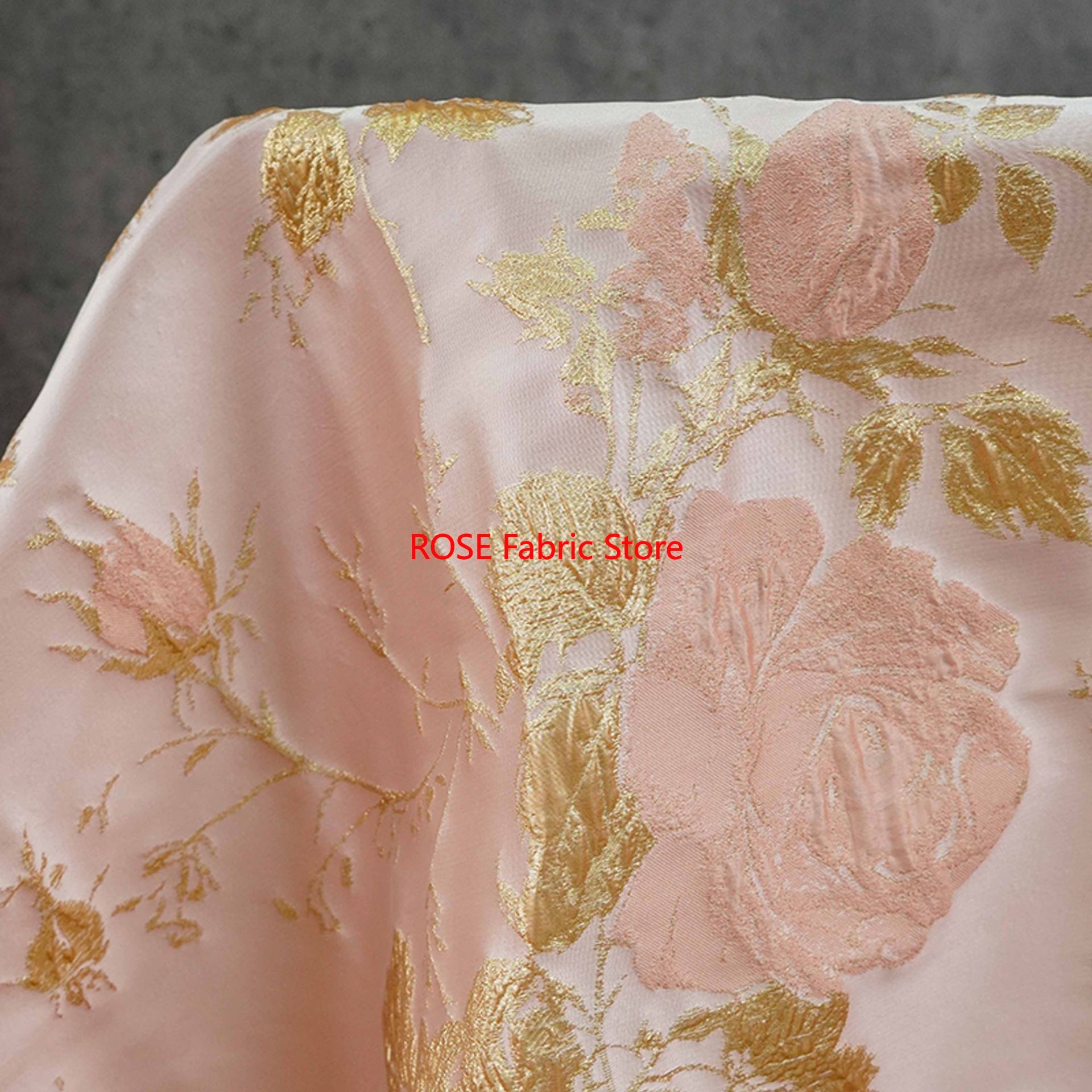 1 metro 3d relevo ouro seda fl - Sewing Jackets avaliação e preço