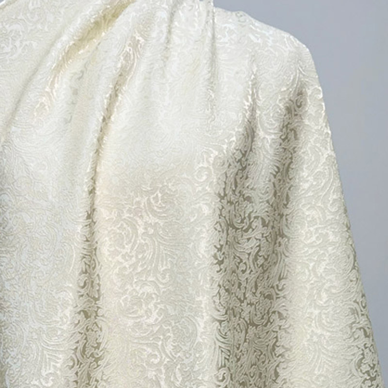Brocado jacquard damasco bege  - Sewing Jackets avaliação e preço