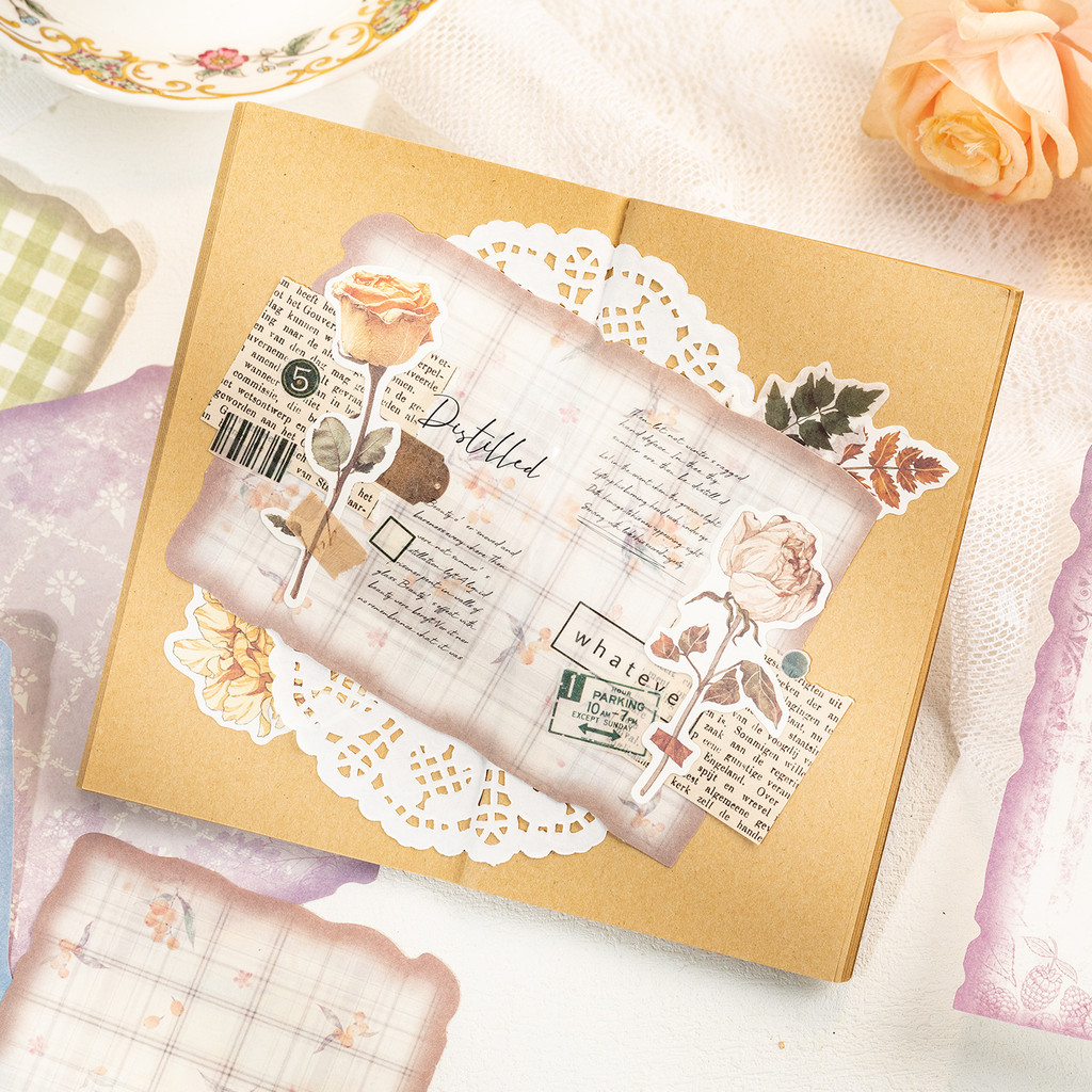 30 Folhas de Papel Vintage par - Pattern Tissue Paper avaliação e preço
