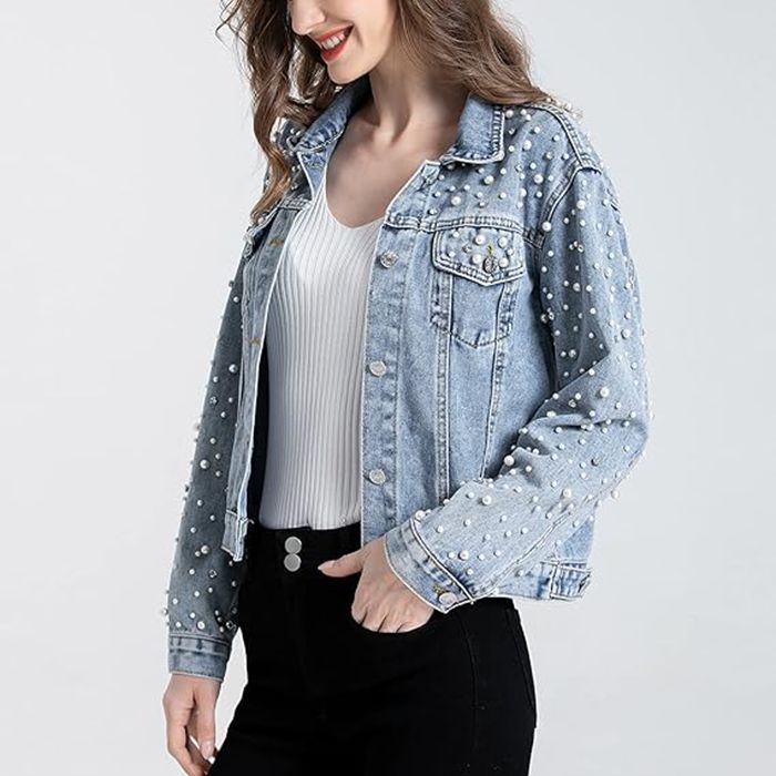 Novas jaquetas jeans pérola pa - Sewing Jackets avaliação e preço
