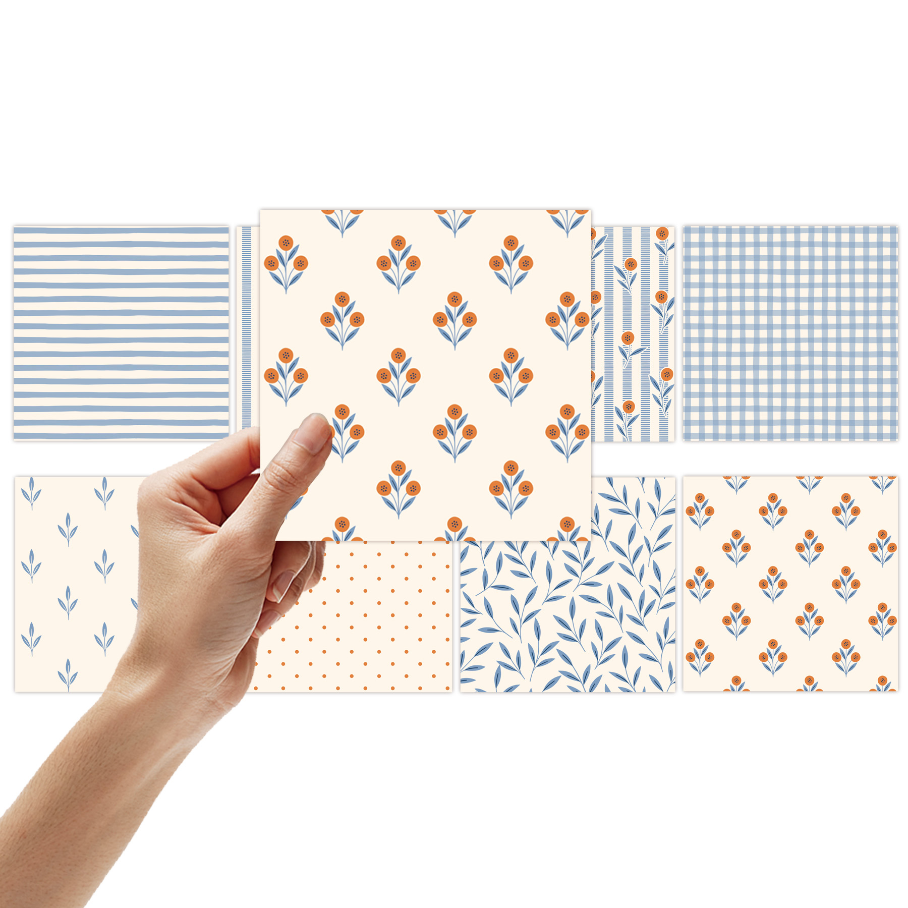 8 folhas de papéis de scrapboo - Pattern Tissue Paper avaliação e preço