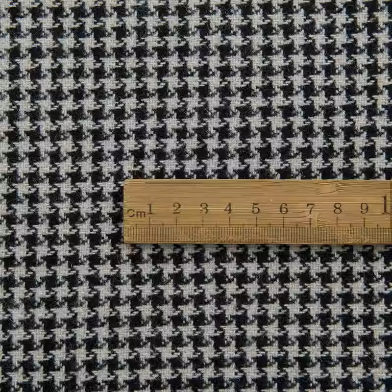 Café leve pequeno houndstooth  - Sewing Tweed avaliação e preço
