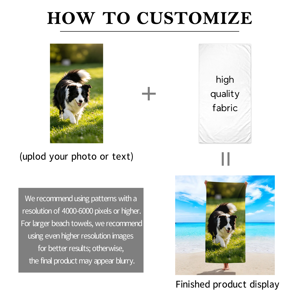 1 toalha de praia personalizad - Sewing Custom avaliação e preço
